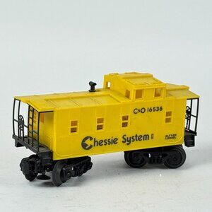 Chessie System C&O 16536 Lionel Caboose O Gauge Vintage Yellow Train Car